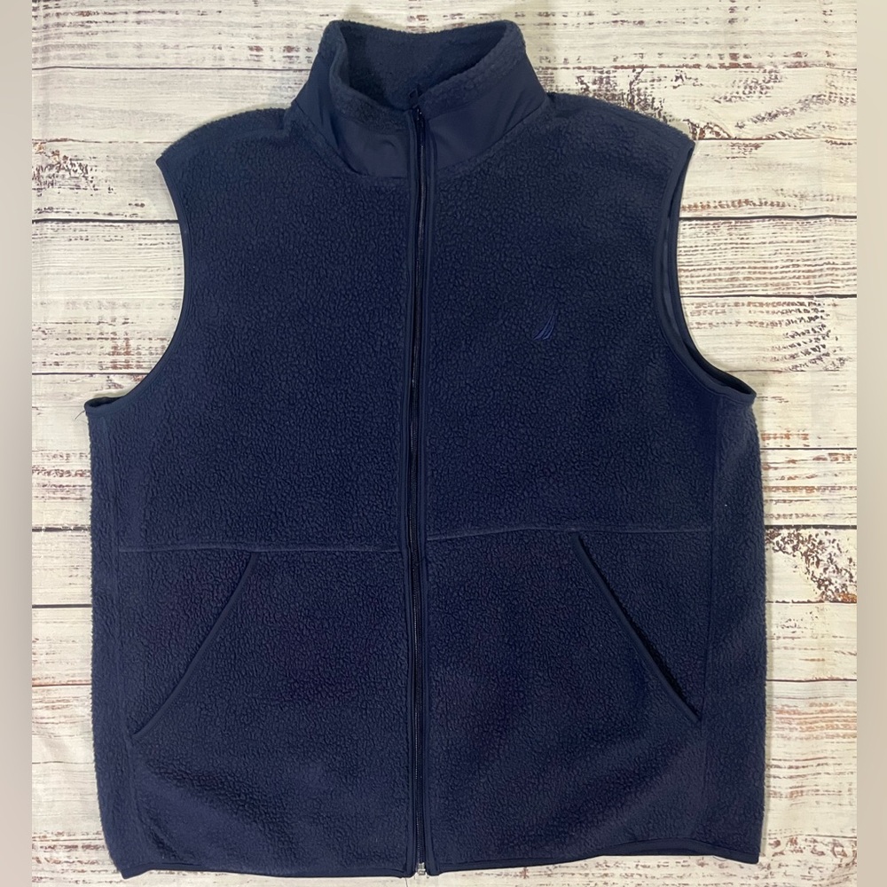 Nautica Men’s Full Zip Fleece Vest